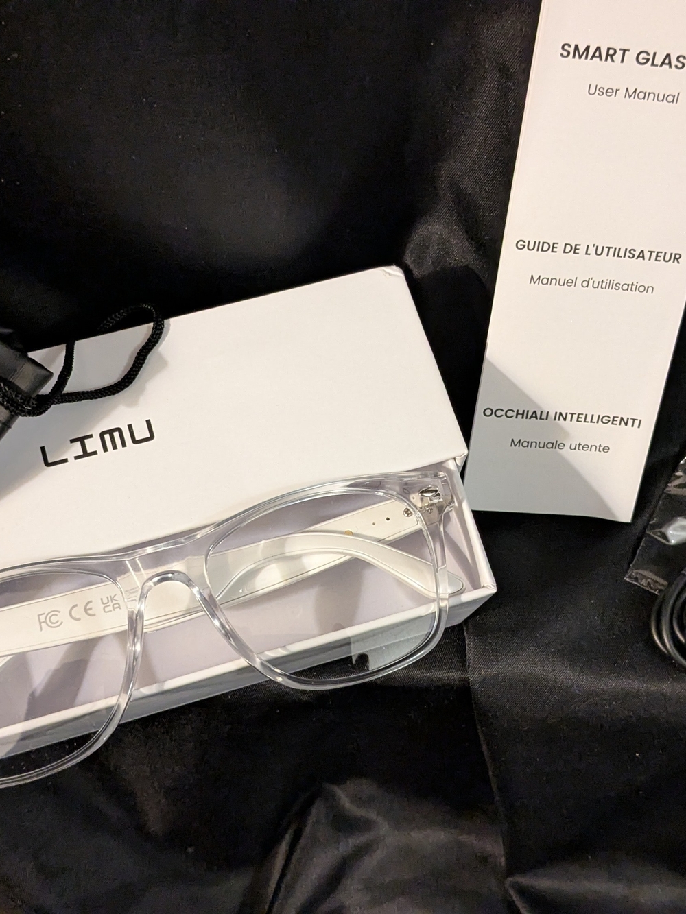 LIMU Clear Transparent Smart Glasses
